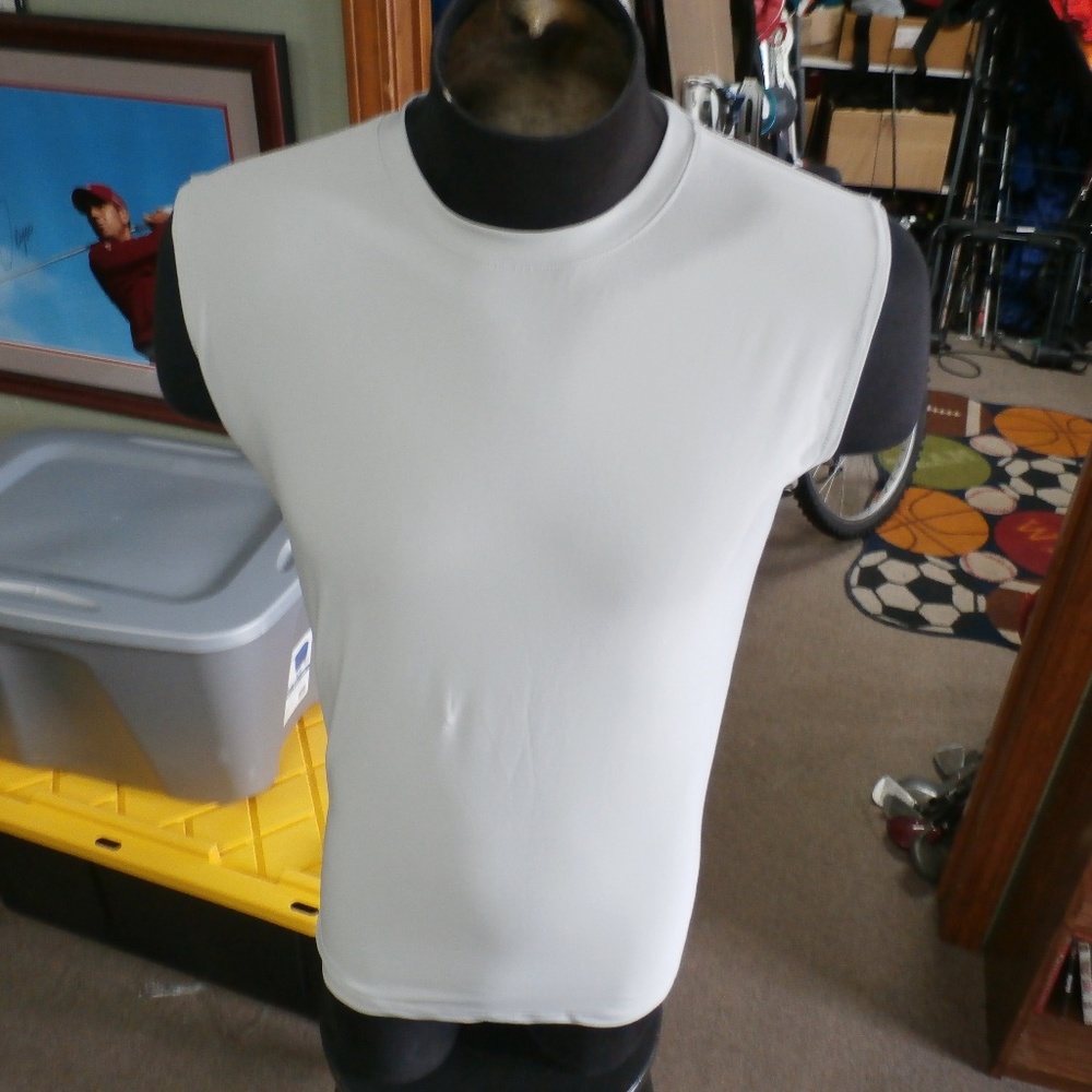 Badger gray sleeveless athletic shirt XL #30758